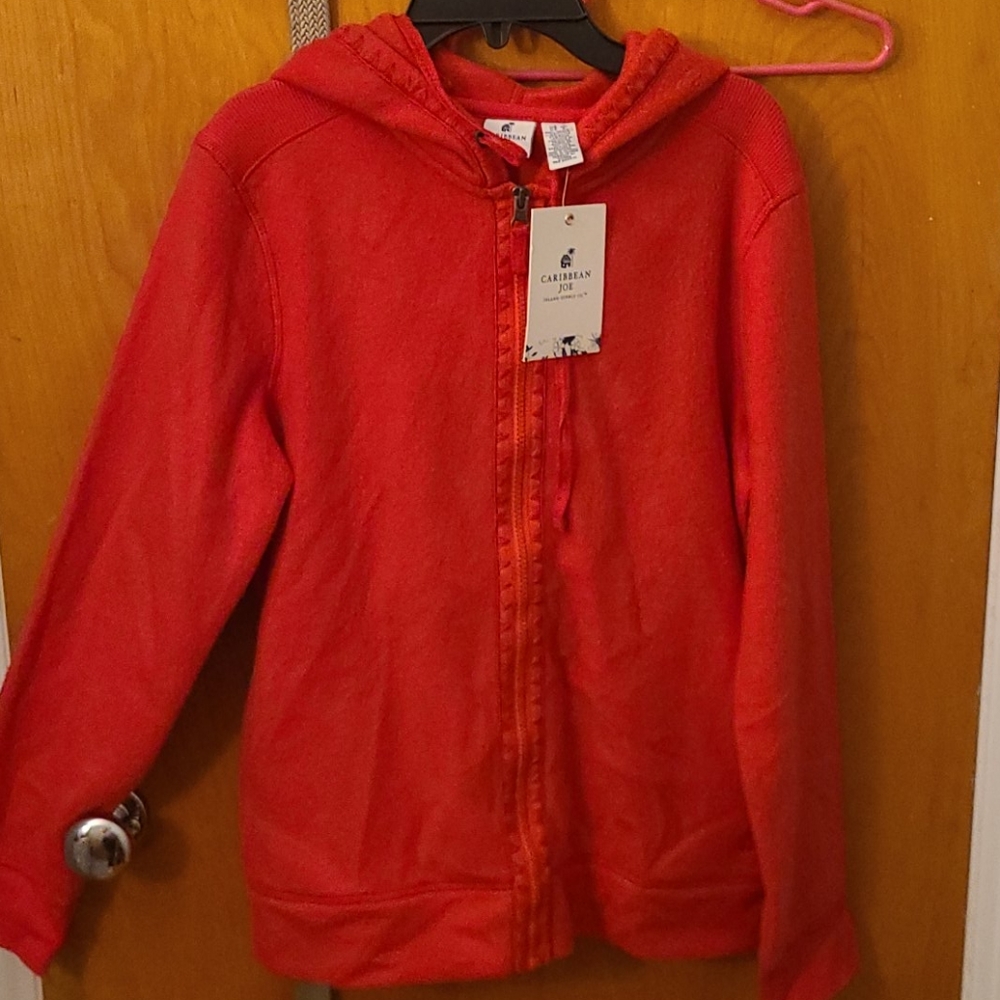 Zip up hooded jacket